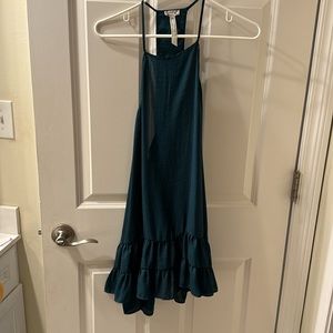 Green free people dress